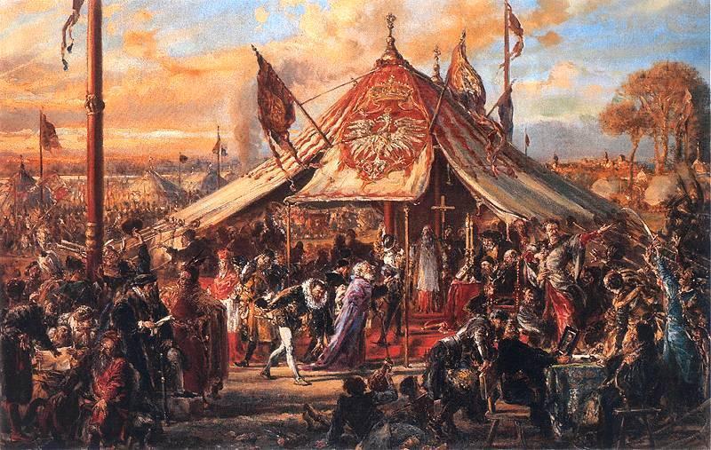 Jan Matejko The Republic at Zenith of Power. Golden Liberty. Election A.D. 1573. oil painting image